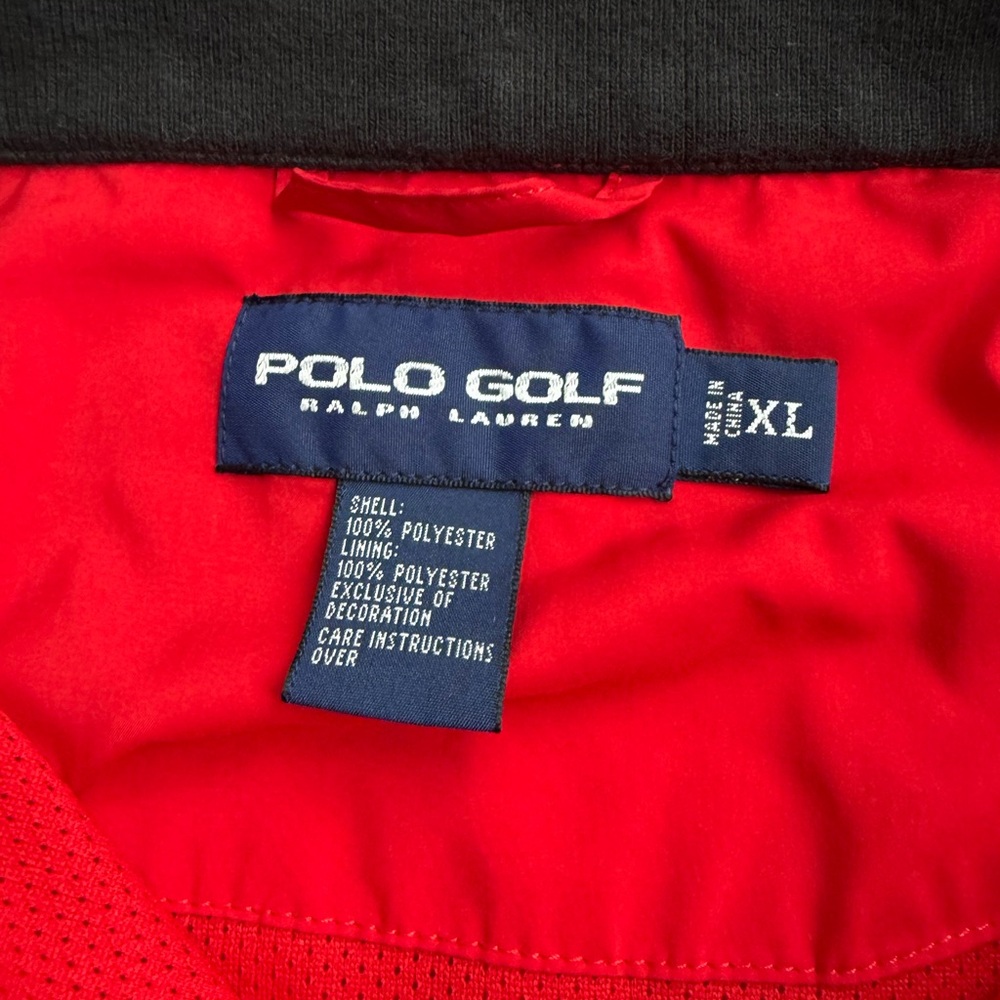 Ralph Lauren Polo Golf Red Jacket vintage XL - Picture 4 of 4